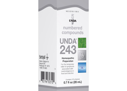 UNDA - Homeopathic Preparation #243 | 20 mL