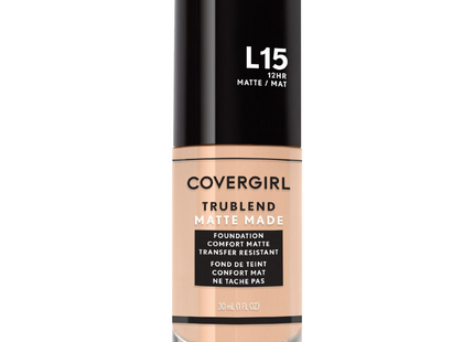 COVERGIRL - Fond de teint TruBlend Matte Made - L15 Porcelaine | 30 ml