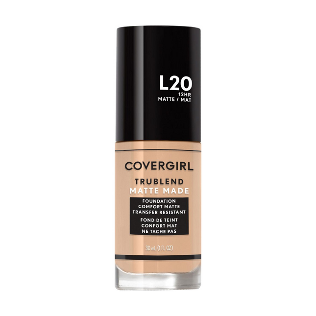 COVERGIRL - Fond de teint TruBlend Matte Made - L20 Ivoire clair | 30 ml