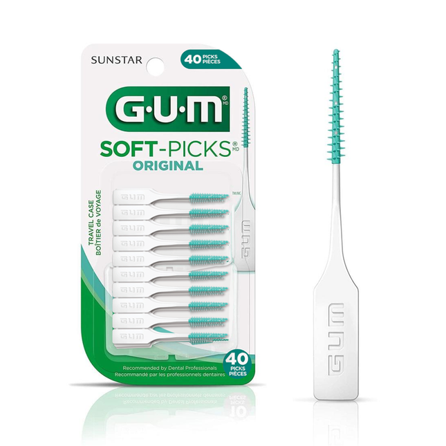 GUM - Soft-Picks Original | 40 Picks