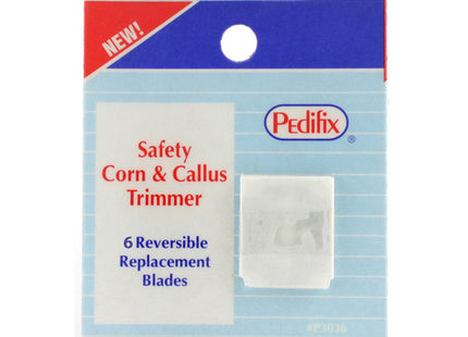 Pedifix Pedi-Quick Safety Corn & Callus Trimmer - Replacement Blades | 6 Blades