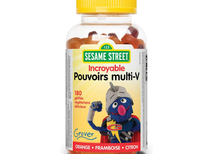 Webber Naturals - Sesame Street Incredible Power Multi | 180 Yummy Gummies