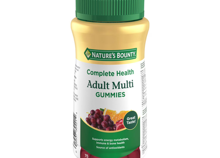 Nature's Bounty - Gummies multivitaminés pour adultes | 75 gommes