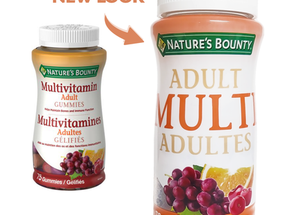 Nature's Bounty - Multivitamin Adult Gummies | 75 Gummies