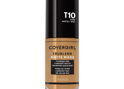 COVERGIRL - Fond de teint TruBlend Matte Made - T10 Ambre doré | 30 ml