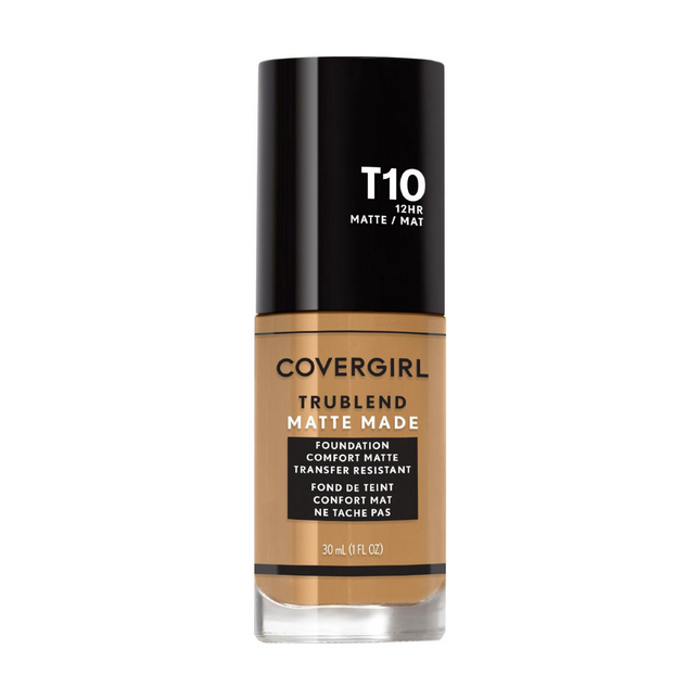 COVERGIRL - Fond de teint TruBlend Matte Made - T10 Ambre doré | 30 ml