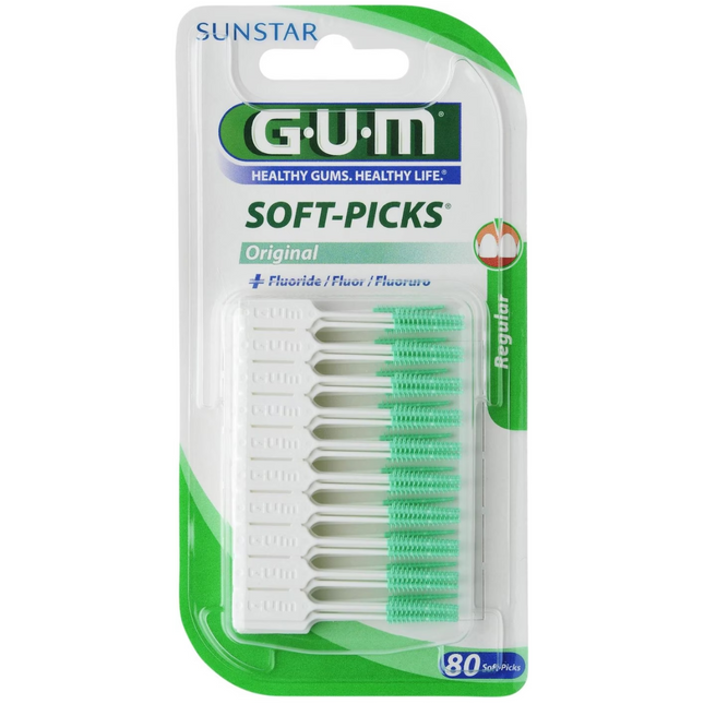 GUM - Soft-Picks Original | Paquet de 80