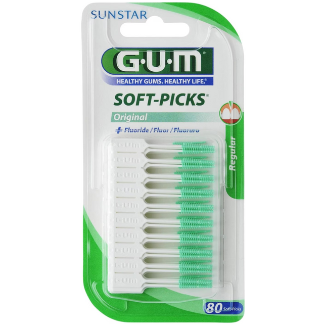 GUM - Soft-Picks Original | 80 Pack