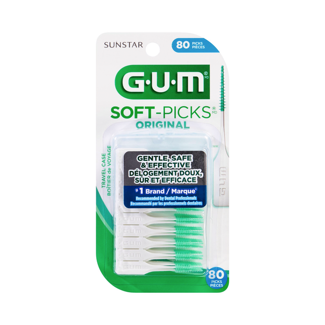 GUM - Soft-Picks Original | 80 Picks