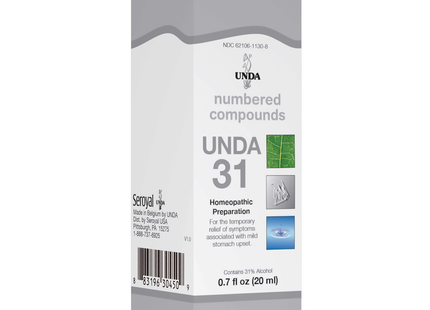 UNDA - Homeopathic Preparation #31 | 20 mL