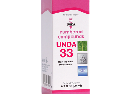 UNDA - Homeopathic Preparation #33 | 20 mL