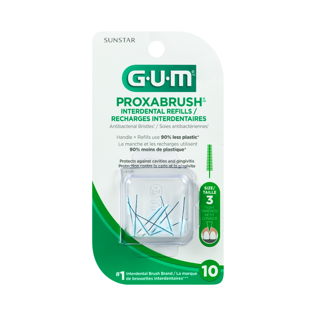 GUM - Proxabrush Refills - Tight | 10 Pack