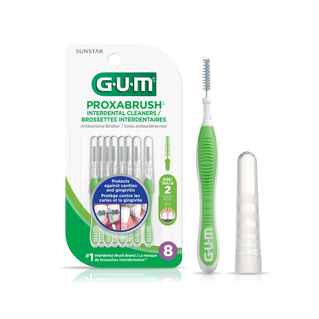 GUM - Proxabrush Interdental Cleaners - Tight | 8 Picks