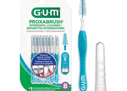 GUM - Brossettes interdentaires Proxabrush - Large | 8 unités