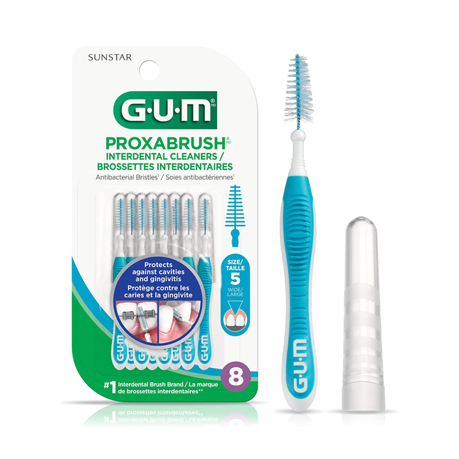 GUM - Proxabrush Interdental Cleaners - Wide | 8 Picks