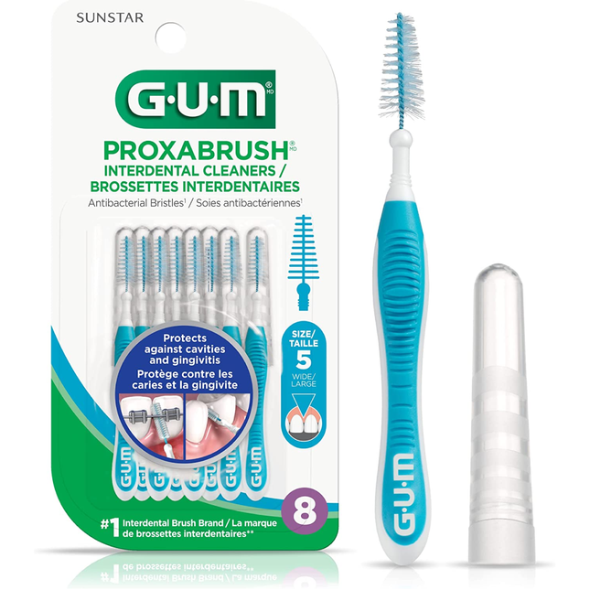 GUM - Proxabrush Interdental Cleaners - Wide | 8 pack