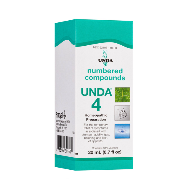 UNDA - Homeopathic Preparation #4 | 20 mL