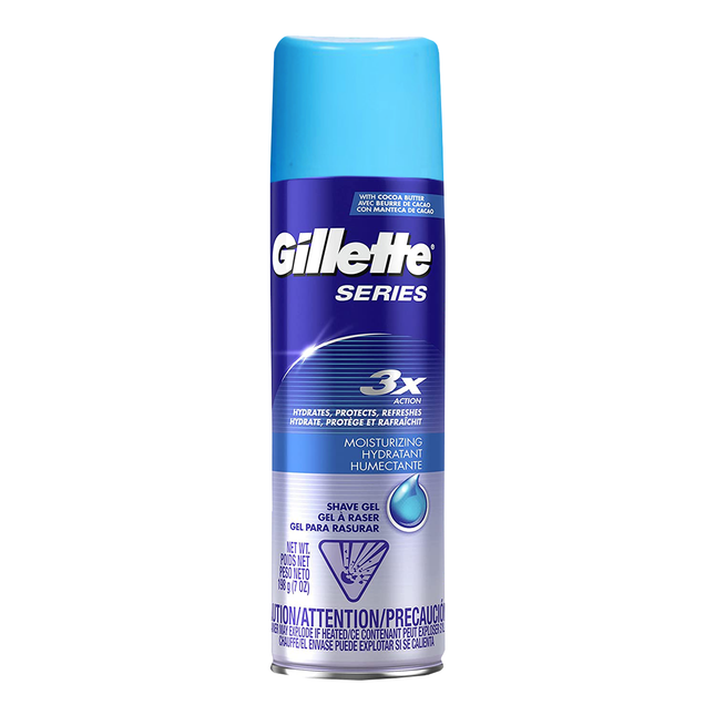 Gillette - Moisturizing Shaving Gel - With Cocoa Butter | 198g Each - Pack Of 2