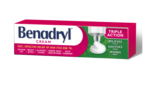 Benadryl - Crème anti-démangeaisons - Triple action | 28g