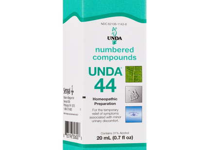 UNDA - Homeopathic Preparation #44 | 20 mL
