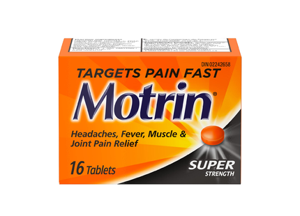 Motrin - Super Strength Ibuprofen Tablets - 400 mg | 16 Tablets