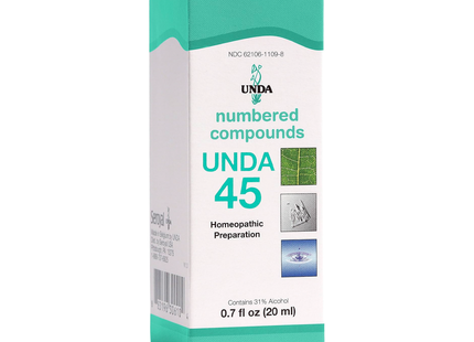 UNDA - Homeopathic Preparation #45 | 20 mL