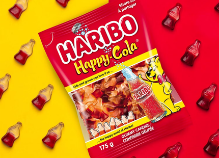 HARIBO HAPPY COLA GÉLIFIÉS 175G