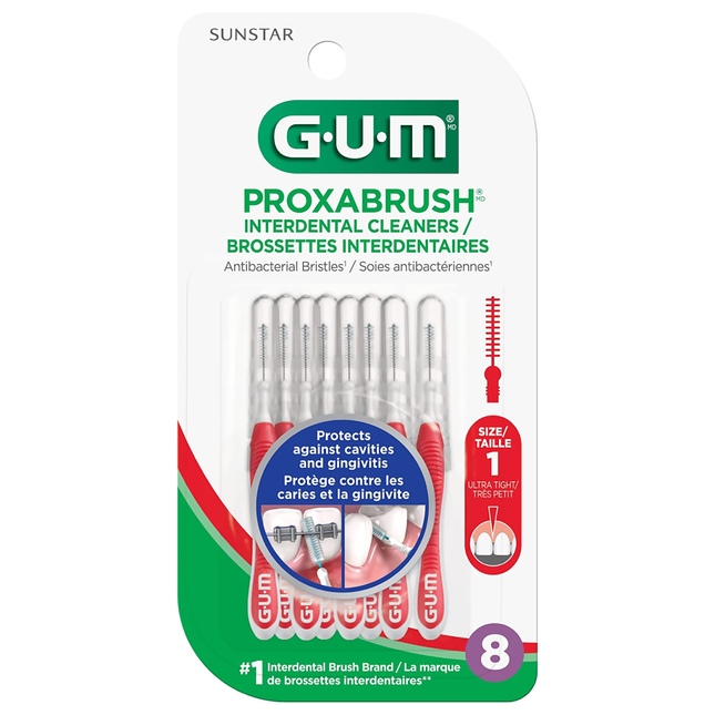 GUM - Proxabrush Interdental Cleaners - Ultra-Tight | 8 pack