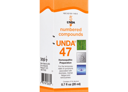 UNDA - Homeopathic Preparation #47 | 20 mL