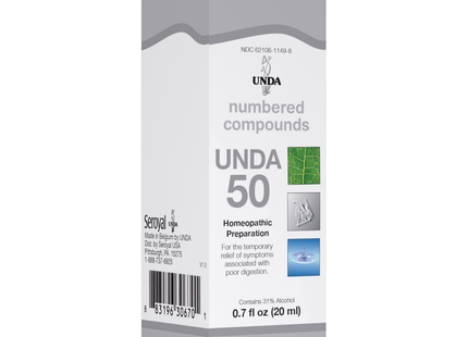 UNDA - Homeopathic Preparation #50 | 20 mL