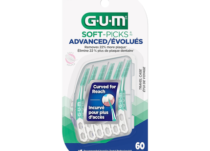 GUM - Soft-Picks Advanced | 60 Picks