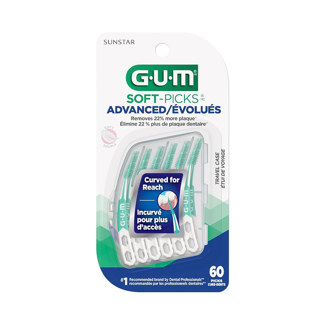 GUM - Soft-Picks Advanced | 60 Picks