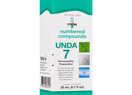 UNDA - Homeopathic Preparation #7 | 20 mL