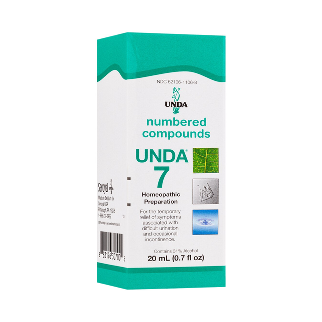 UNDA - Homeopathic Preparation #7 | 20 mL