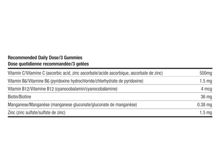 Emergen-C - Immune Support & Energy Matabolism Gummies - Orange, Tangerine & Raspberry | 45 Gummies