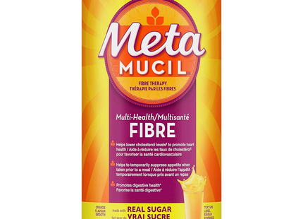 Metamucil - Multi Health Real Sugar Fibre Powder - Orange Flavour | 861 g
