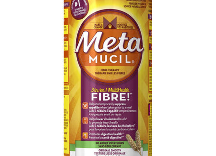 Metamucil - Poudre de fibres lisses originales Multi Health 4 en 1 | 283g