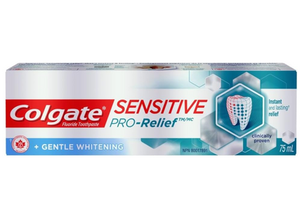 Colgate - Sensitive PRO-Relief + Gentle Whitening Anti Cavity Toothpaste | 75 ml