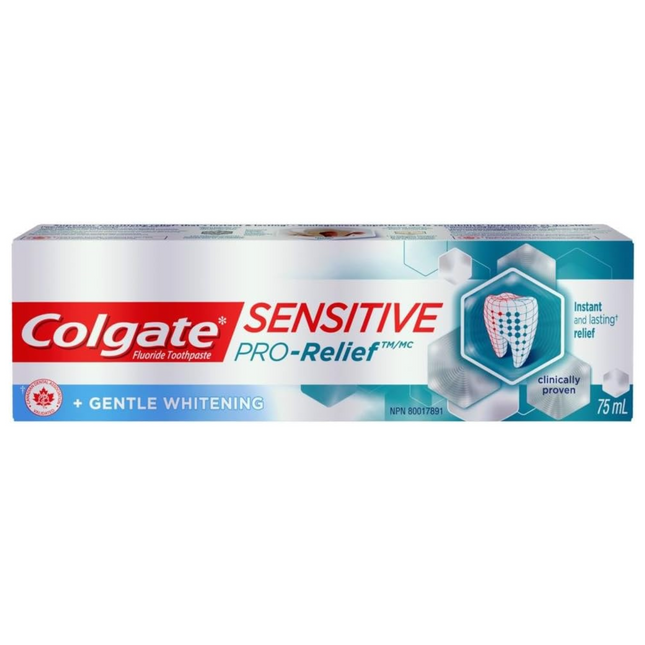 Colgate - Sensitive PRO-Relief + Gentle Whitening Anti Cavity Toothpaste | 75 ml
