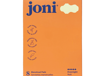 Joni - Serviettes hygiéniques de nuit | 8 serviettes