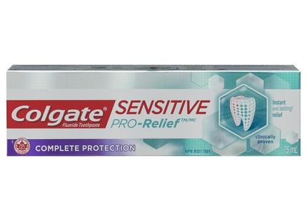 Colgate - Sensitive PRO-Relief Complete Protection Anti Cavity Toothpaste | 75 ml
