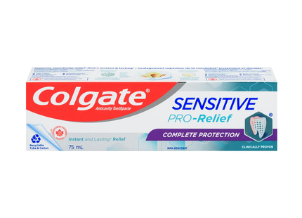 Colgate - Sensitive PRO-Relief Complete Protection Anticavity Toothpaste | 75 mL
