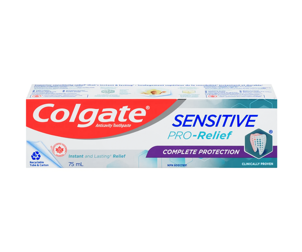 Colgate - Sensitive PRO-Relief Complete Protection Anticavity Toothpas ...