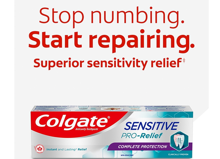 Colgate - Sensitive PRO-Relief Complete Protection Anticavity Toothpaste | 75 mL