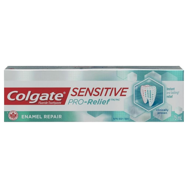 Colgate - Dentifrice anti-carie réparateur d'émail Sensitive Pro-Relief | 75 ml