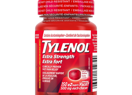 Tylenol - Comprimés analgésiques 500 mg, extra fort | 150 comprimés eZ