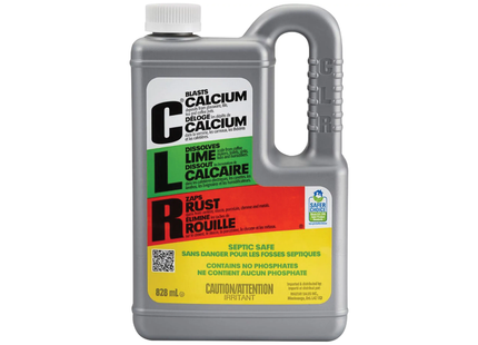 CLR - Blasts Calcium Dissolves Lime Zaps Rust - Remover | 828 mL