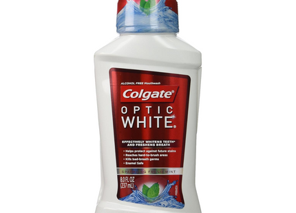 Colgate - Optic White High Impact White Alcohol Free Mouthwash - Icy Fresh Mint | 236 mL