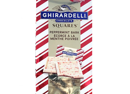 Ghirardelli - Assorted Chocolate Squares - Peppermint Bark | 200 g