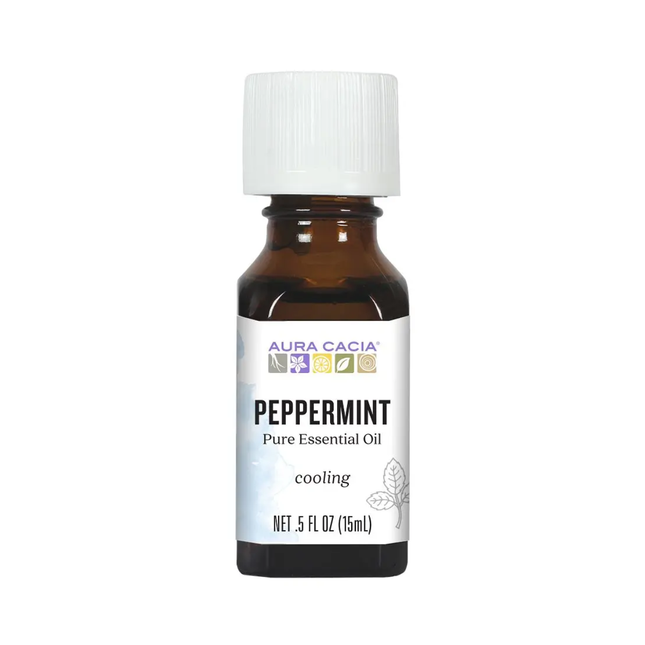 Aura Cacia - Peppermint Essential Oil | 15 mL